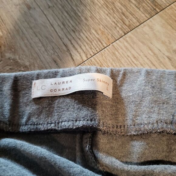 Lauren Conrad Super Skinny Grey Casual Legging Pants Womens Size Large - Picture 5 of 6